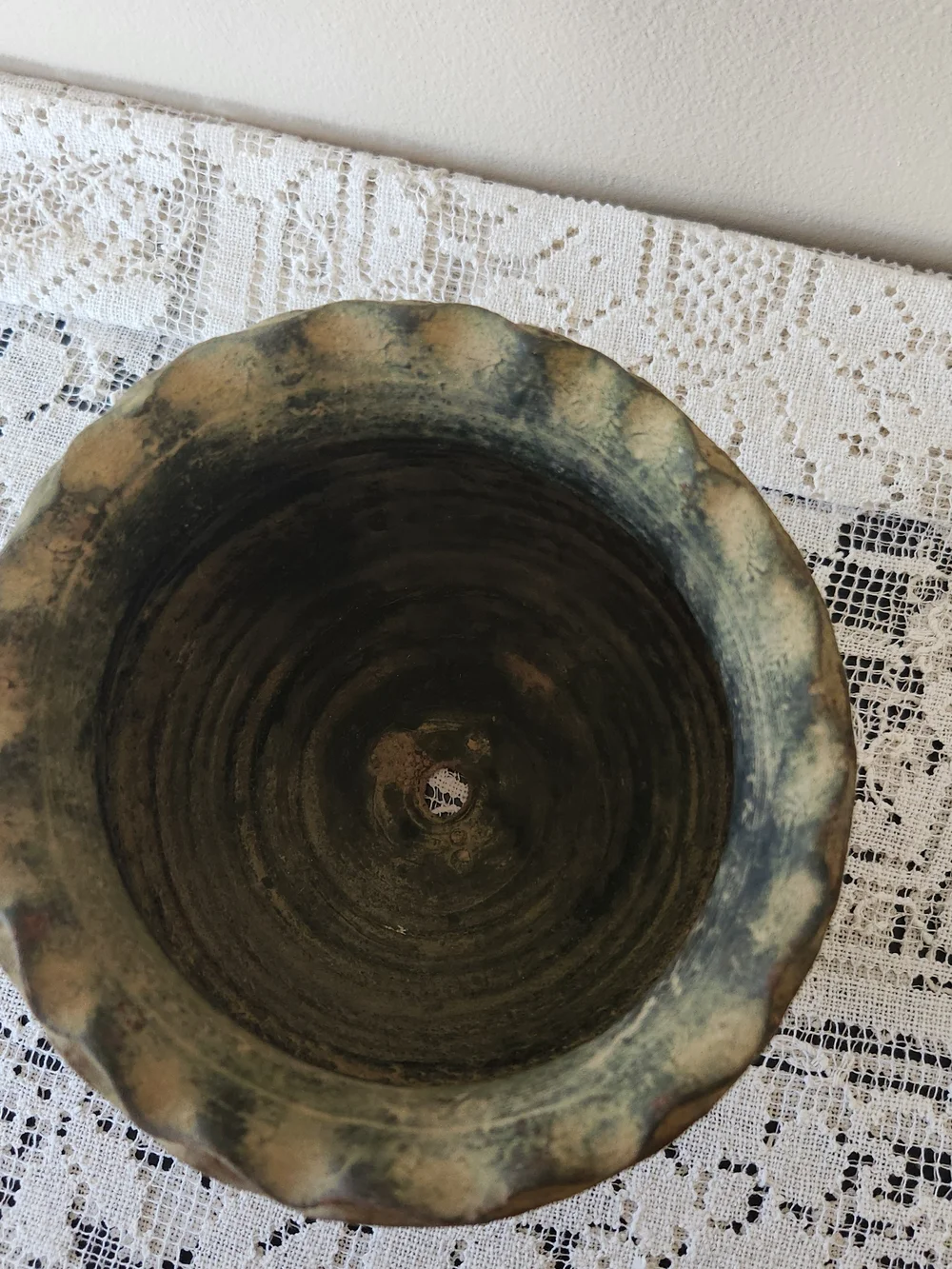 Handmade Green Decorative Ceramic Planter